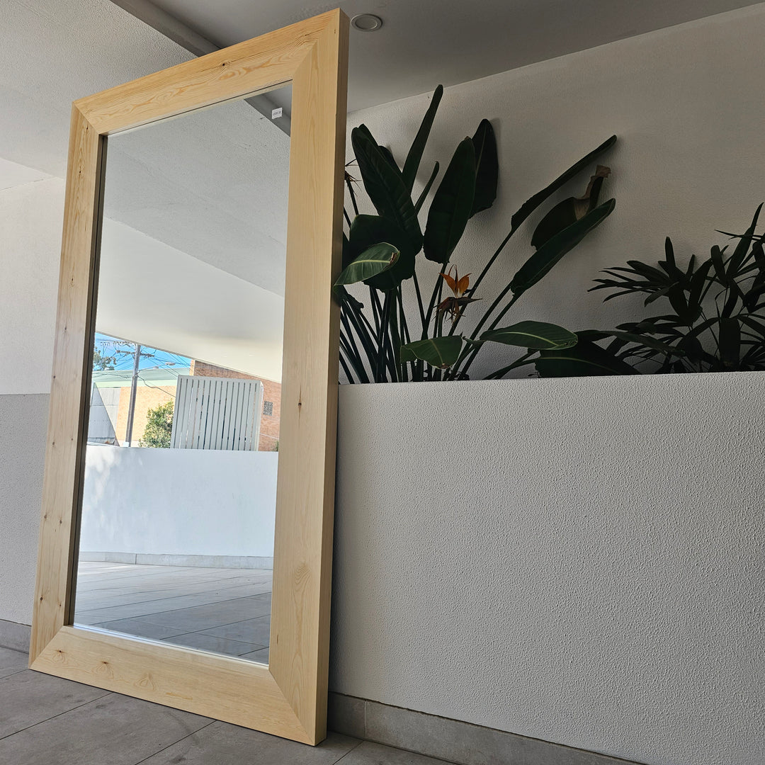 Timber 215x125cm - Large Full Length Mirror