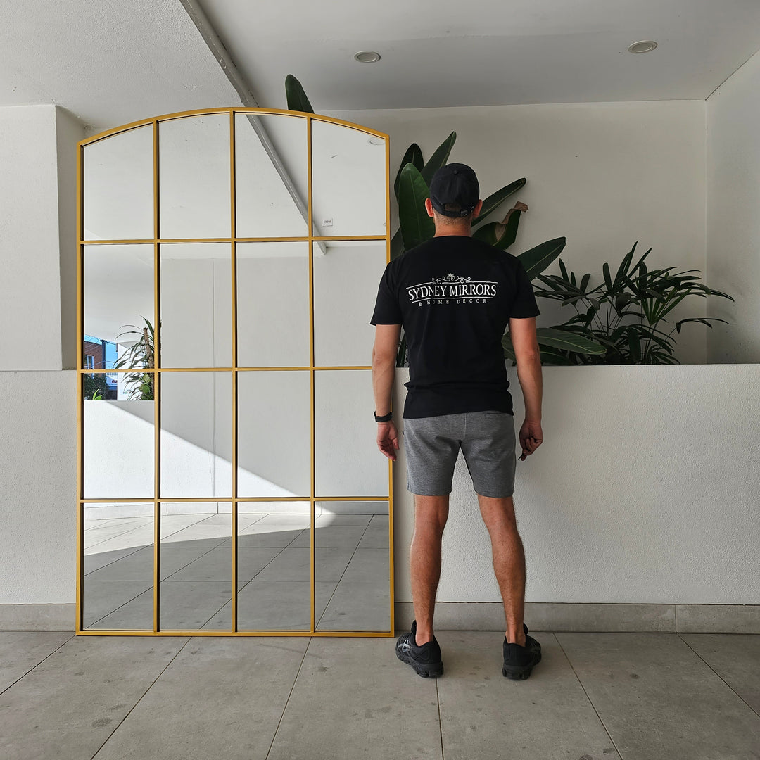 Hampton 200x120 - Full Length Arch Window Mirror