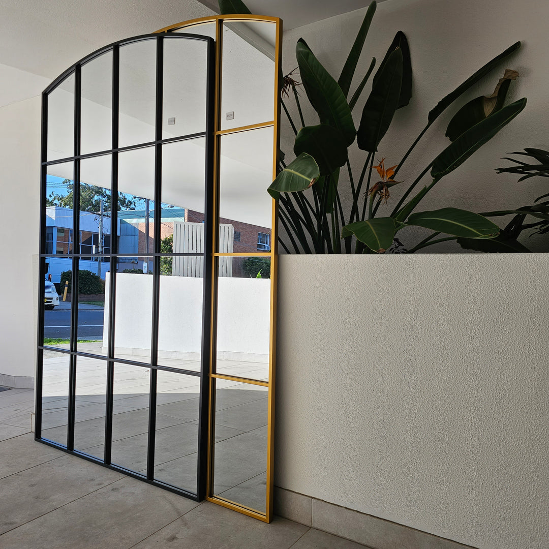 Hampton 200x120 - Full Length Arch Window Mirror