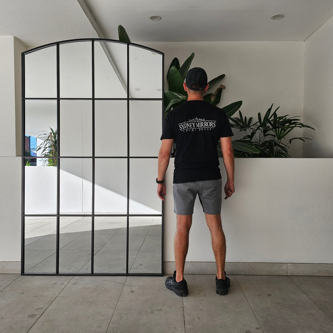 Hampton 200x120 - Full Length Arch Window Mirror
