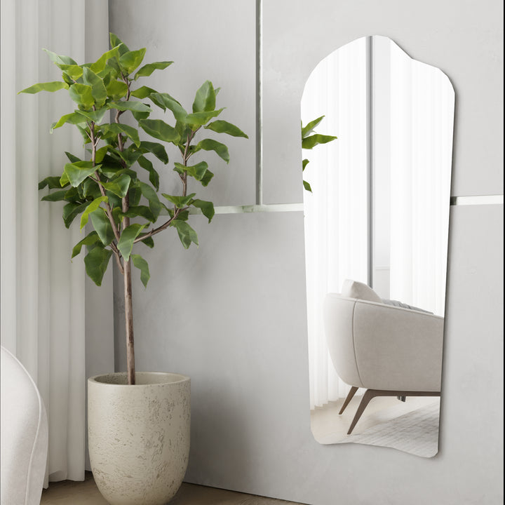 EDEN 150x60cm – Frameless Irregular Curved Arch Mirror (Minimalist Design) *** PRE ORDER ***
