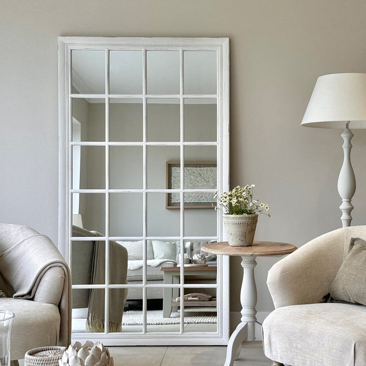 SASH 200x100cm - SHABBY CHIC WINDOW MIRROR *** PRE ORDER ***