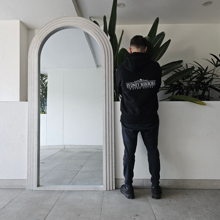 Caesar Arch Mirror - Full Length Stepped Frame *** PRE ORDER ***