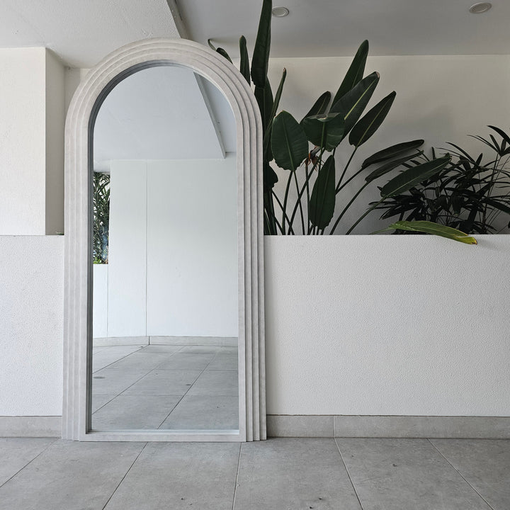 Caesar Arch Mirror - Full Length Stepped Frame *** PRE ORDER ***