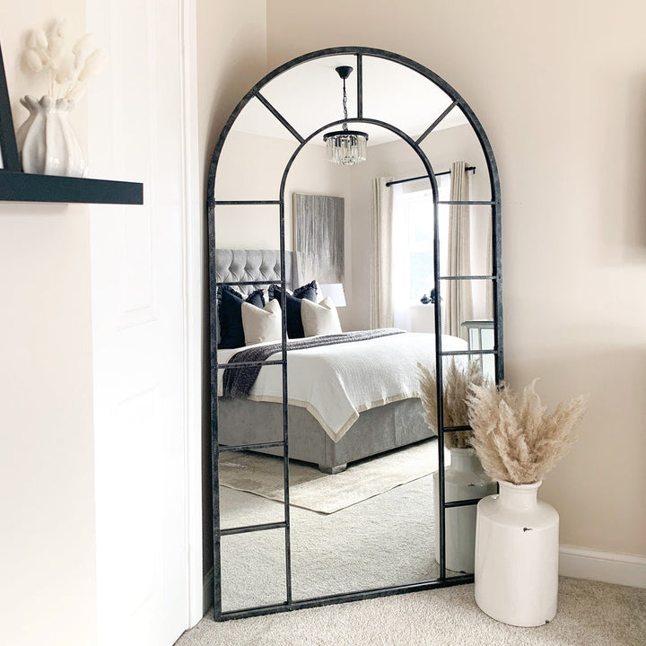 NEWCASTLE 190x100cm – Full-Length Arched Window Mirror (Indoor & Outdoor) *** PRE ORDER ***