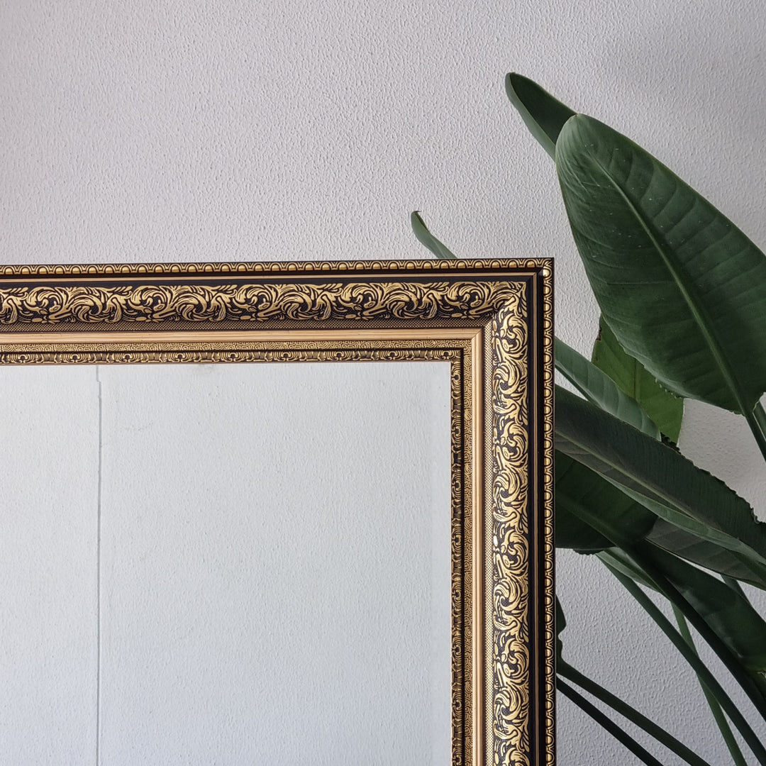 Gold with Black Ornate