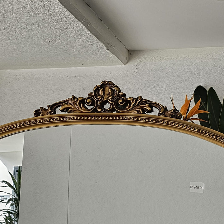 Audrey - Gold Traditional Arch Vintage Ornate Baroque Mirror