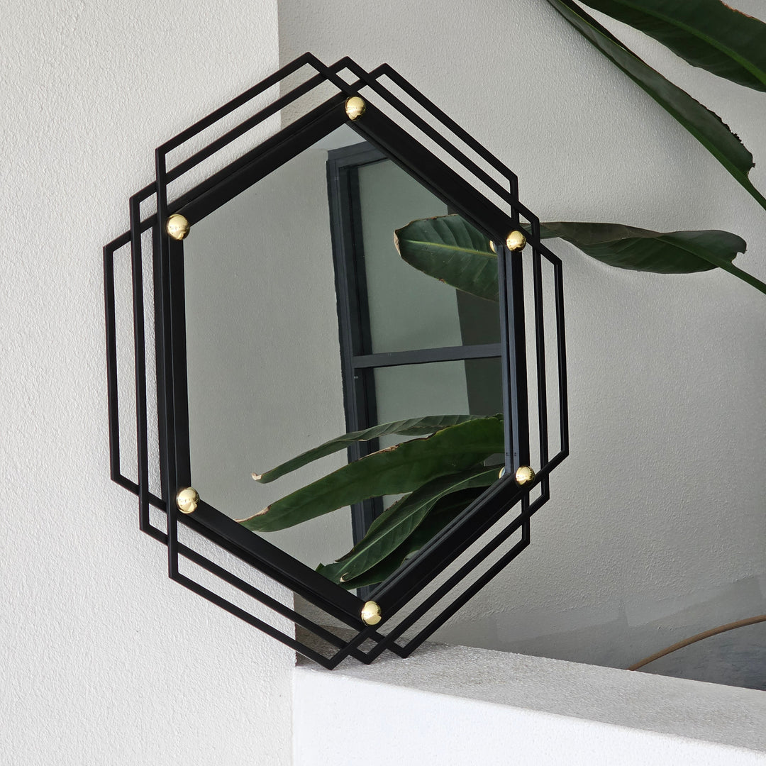 HEX - Art Decor Mirror 70x60cm