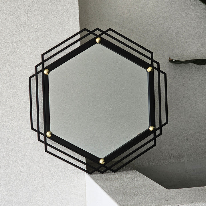 HEX - Art Decor Mirror 70x60cm