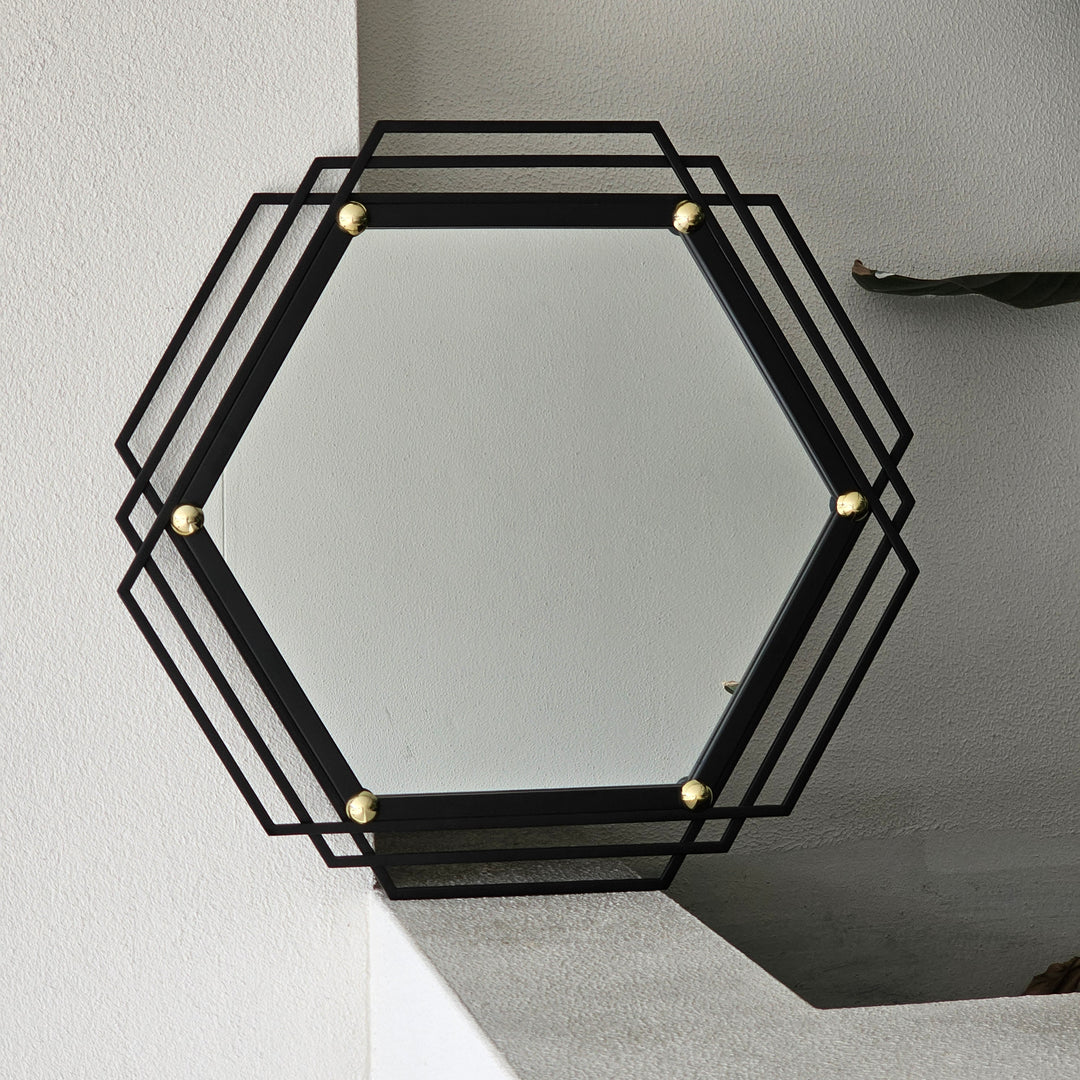 HEX - Art Decor Mirror 70x60cm