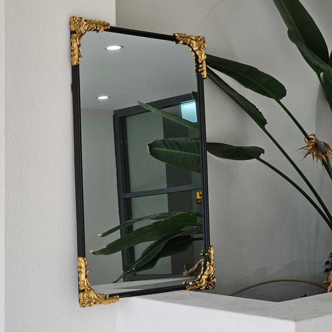 NERO Antique mirror 92x62cm