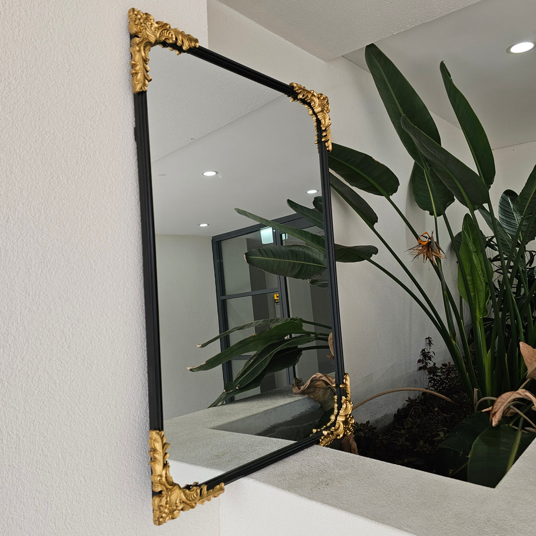 NERO Antique mirror 92x62cm