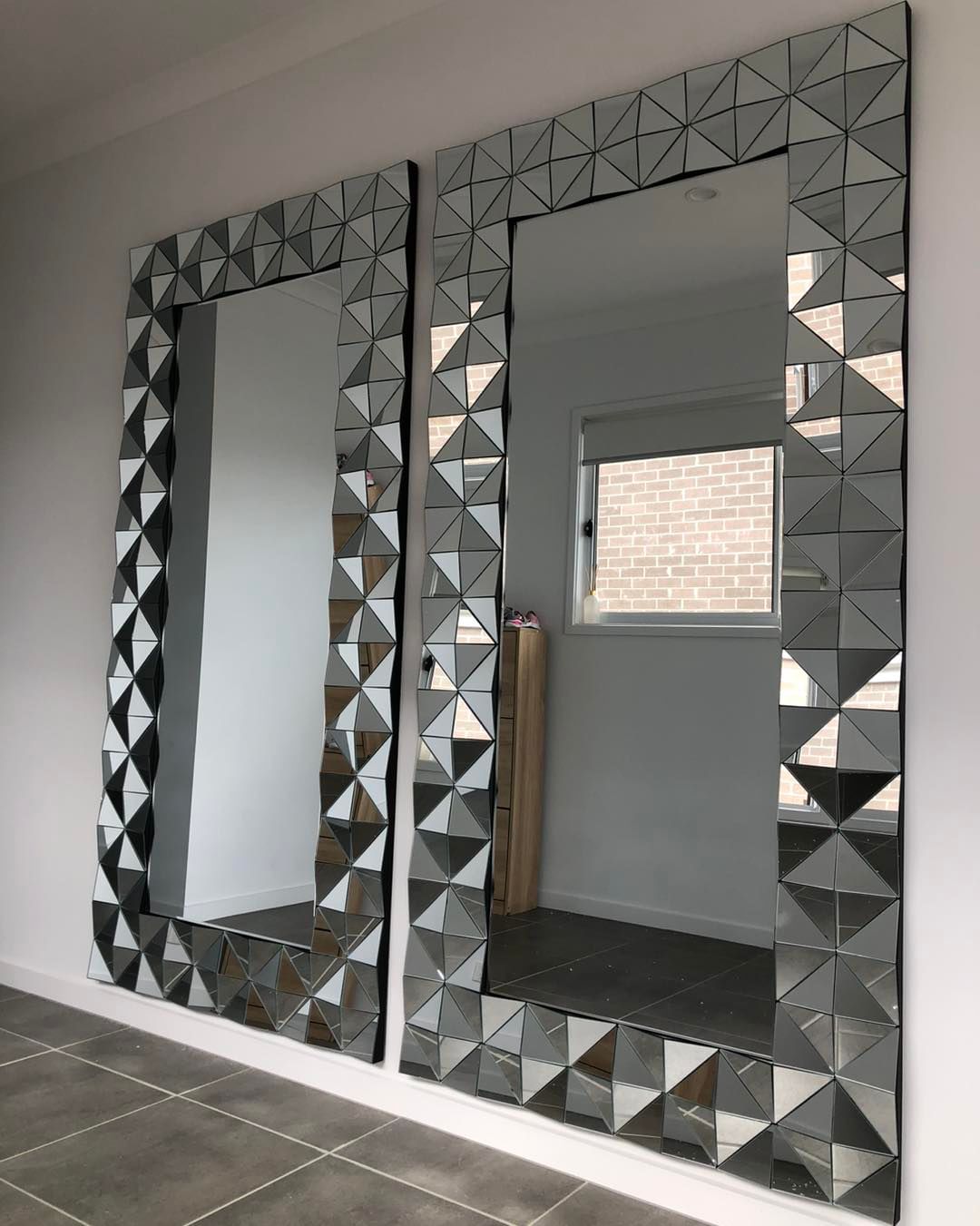 Inception modern full-length rectangular mirror