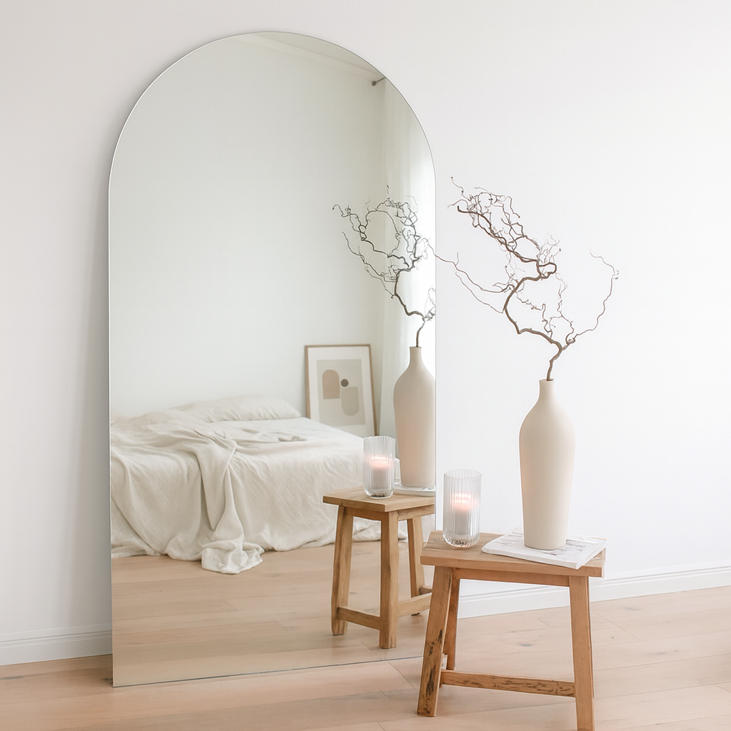 Bronte - Frameless Full Length Arch Mirror *** PRE ORDER ***