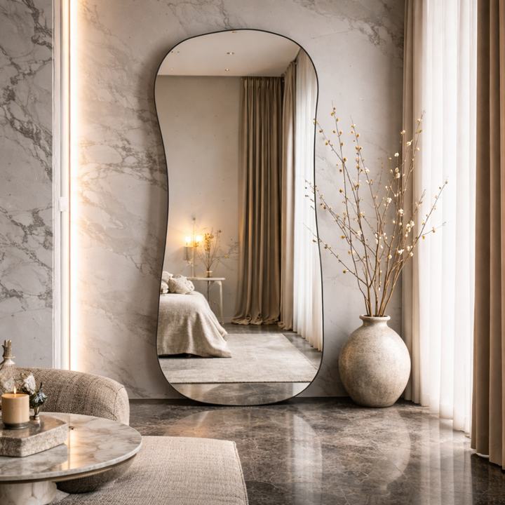 Cali Irregular Full-Length Frameless Mirror - 180cm x 80cm ***PRE ORDER***