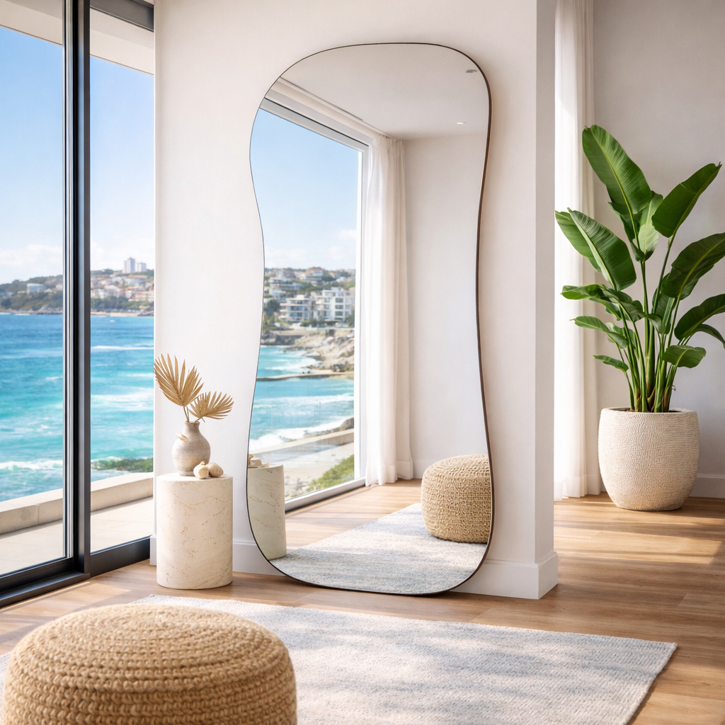 Cali Irregular Full-Length Frameless Mirror - 180cm x 80cm ***PRE ORDER***