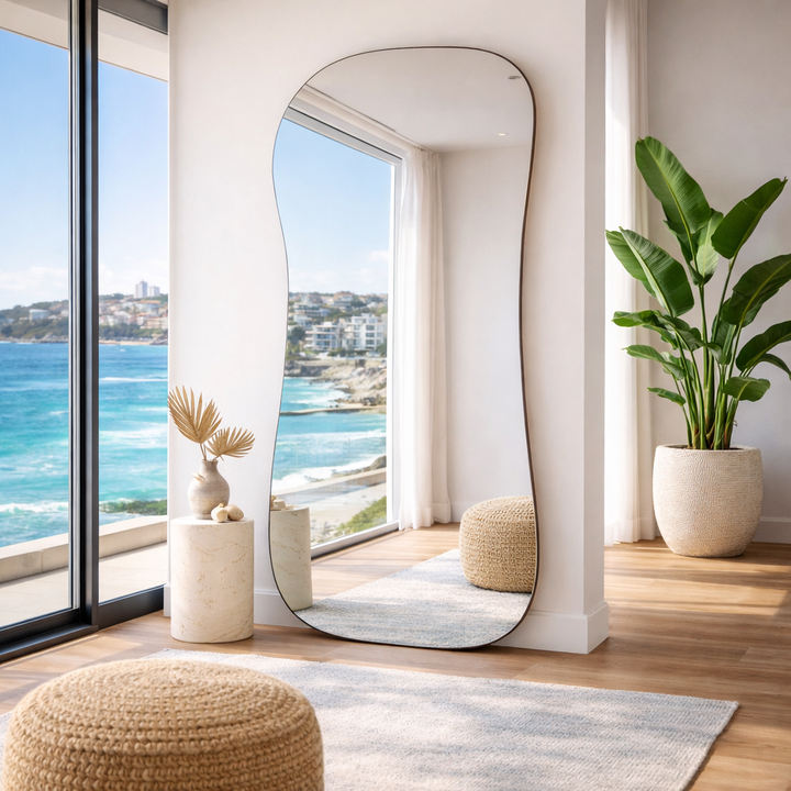 Cali Irregular Full-Length Frameless Mirror - 180cm x 80cm ***PRE ORDER***