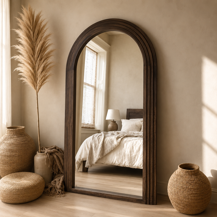 Aurelia Arch Full-Length Stepped Frame Mirror - 190cm x 110cm ***PRE ORDER***