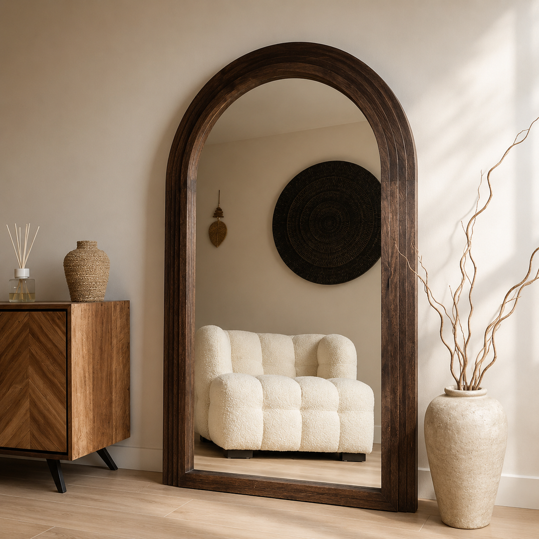 Aurelia Arch Full-Length Stepped Frame Mirror - 190cm x 110cm ***PRE ORDER***