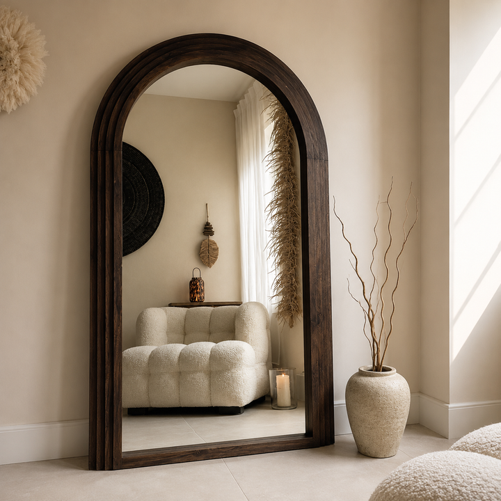 Aurelia Arch Full-Length Stepped Frame Mirror - 190cm x 110cm ***PRE ORDER***