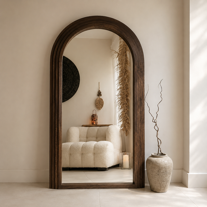 Aurelia Arch Full-Length Stepped Frame Mirror - 190cm x 110cm ***PRE ORDER***