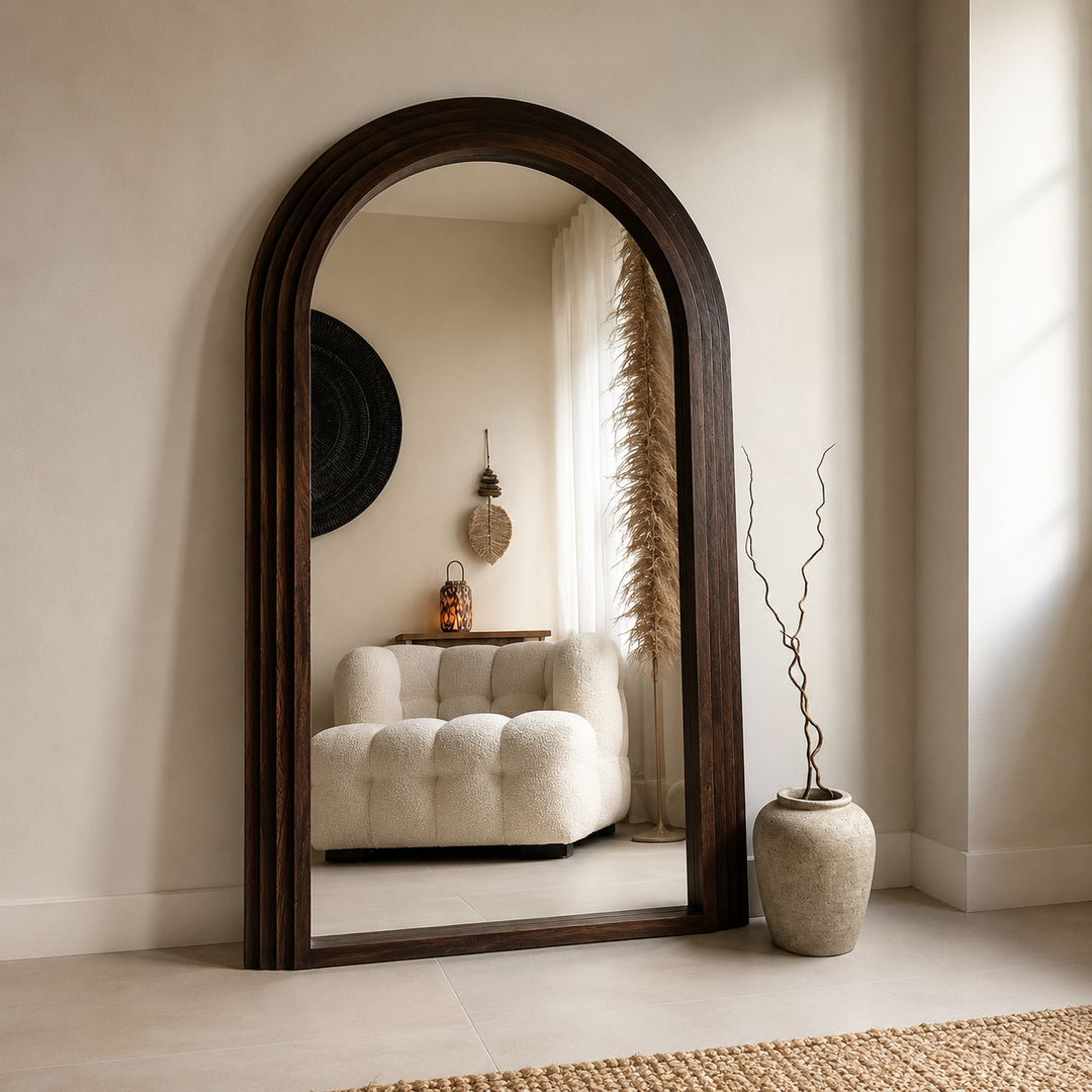 Aurelia Arch Full-Length Stepped Frame Mirror - 190cm x 110cm ***PRE ORDER***