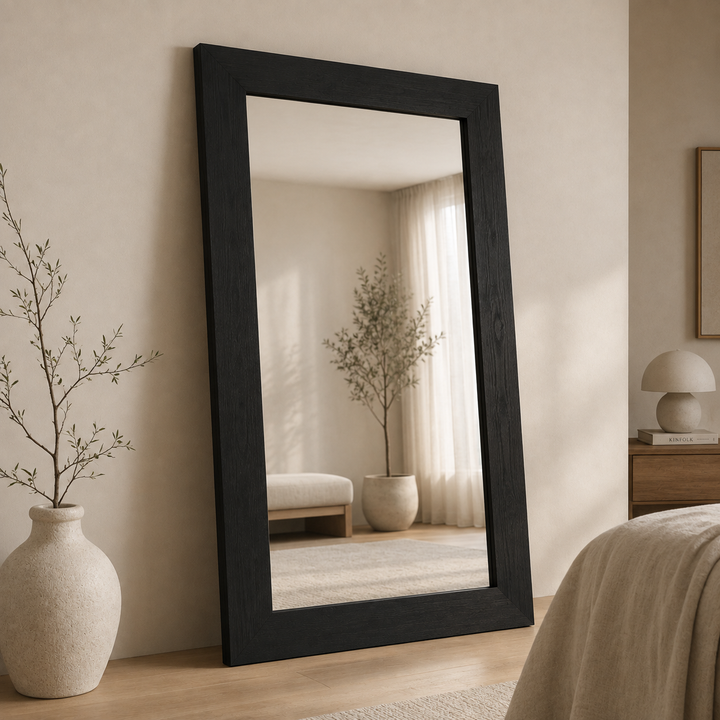 Timber 215x125cm Large Full Length Wood Frame Mirror