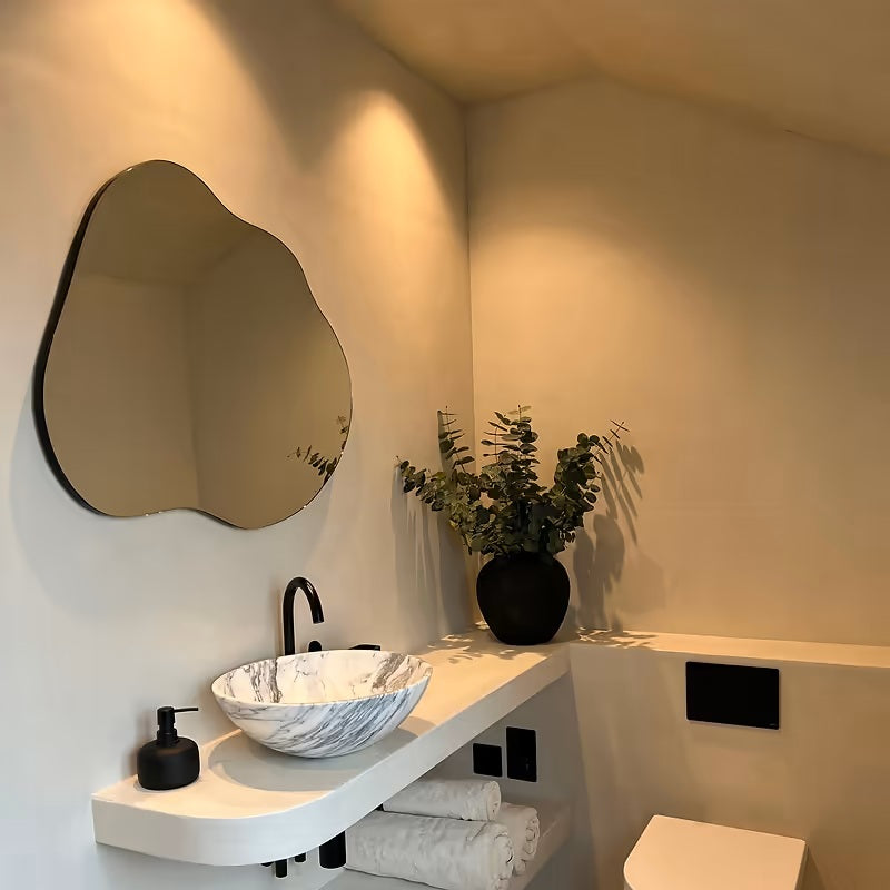 AMOSE – 85x65cm Irregular Wall Mirror | Modern Asymmetrical Design *** PRE ORDER ***