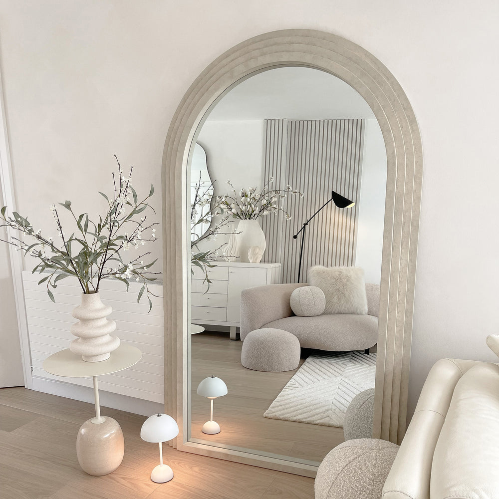 Caesar Arch Mirror - Full Length Stepped Frame