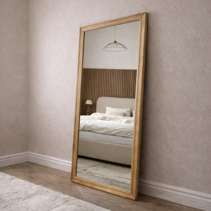 MOSSMAN 180x90cm – Full-Length Coastal Wood Distressed Mirror