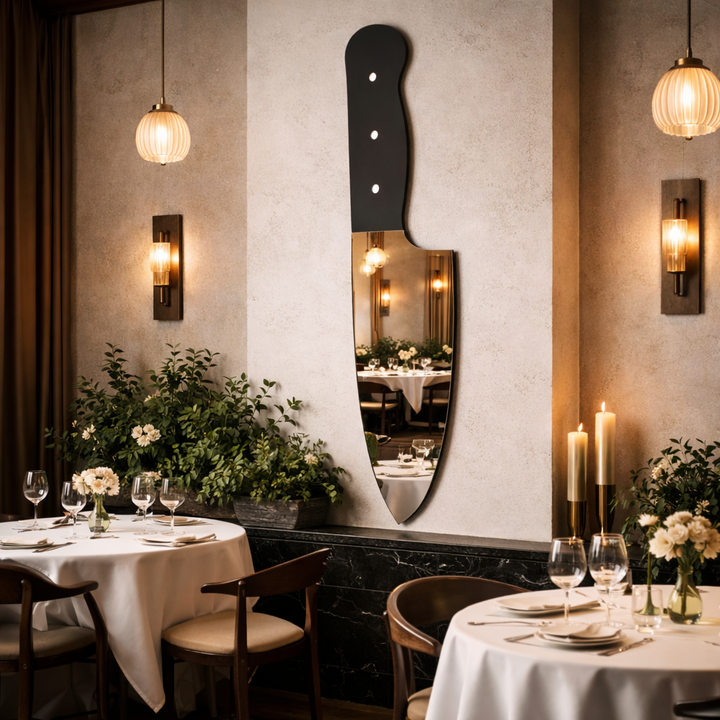 The Knife Mirror - Designer Full-Length Statement Mirror | 200cm x 40cm