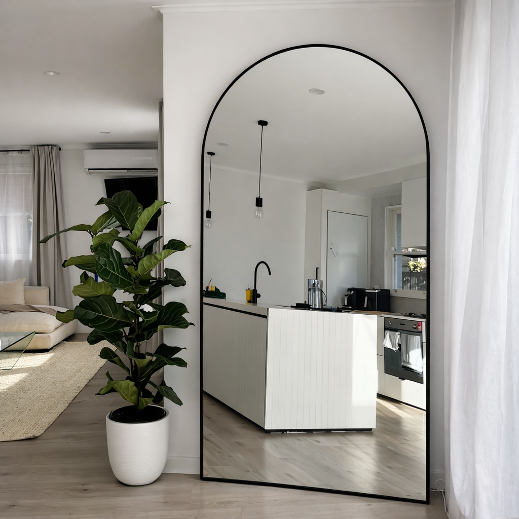 Studio Arch Mirror | Full length Modern Arch Mirror *** PRE ORDER ***