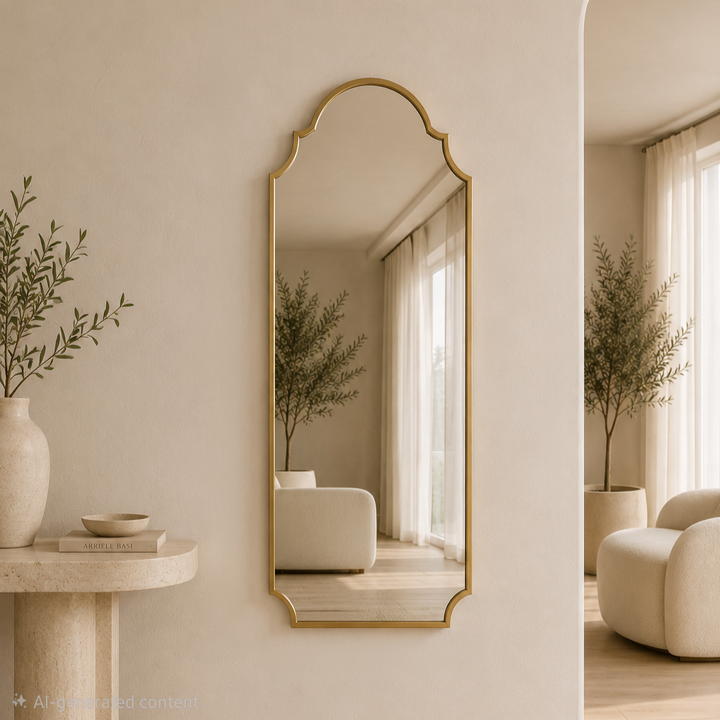 SHINE Arch mirror 120x60cm