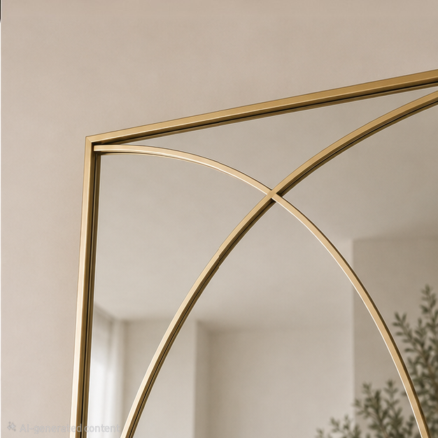 Vaskania Art Deco Full-Length Mirror - 200cm x 100cm ***PRE ORDER SEP***