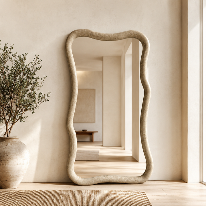 FOSSIL 190x110cm Irregular Curved Full Length Mirror