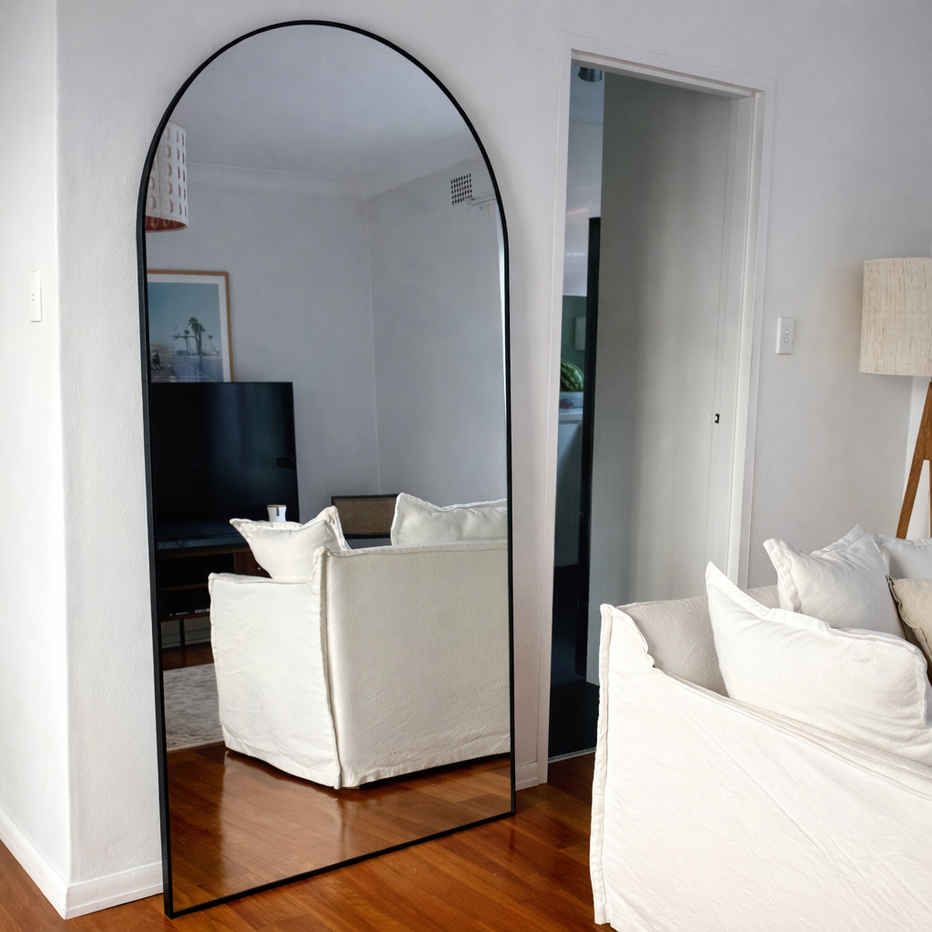 Studio Arch Mirror | Full length Modern Arch Mirror *** PRE ORDER ***