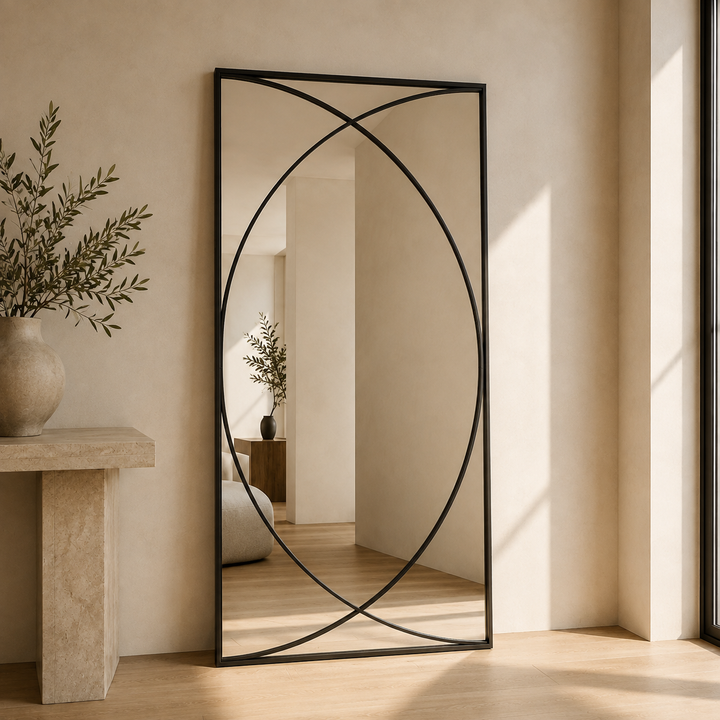 Vaskania Art Deco Full-Length Mirror - 200cm x 100cm ***PRE ORDER SEP***