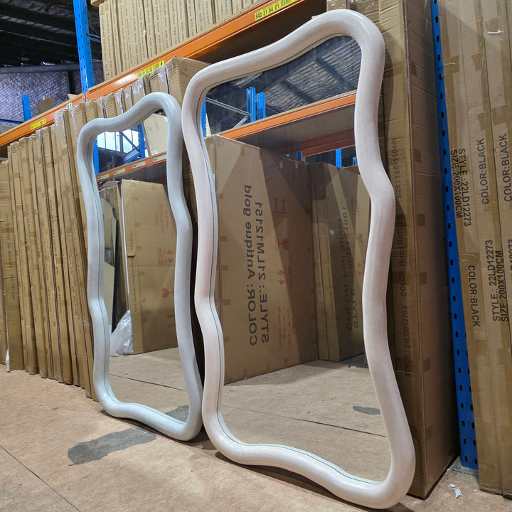 FOSSIL 190x110cm – Irregular Curved Full-Length Mirror (Sculptural Design)