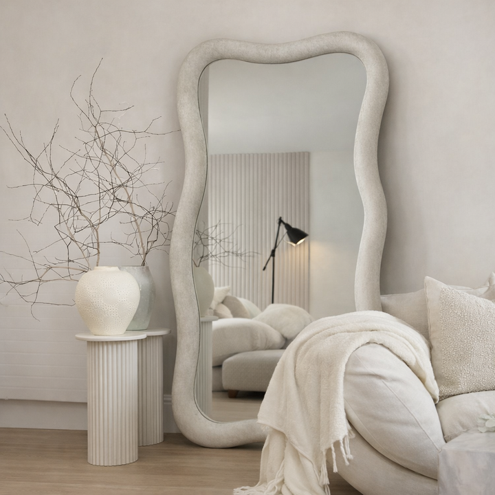 FOSSIL 190x110cm – Irregular Curved Full-Length Mirror (Sculptural Design) *** PRE ORDER ***